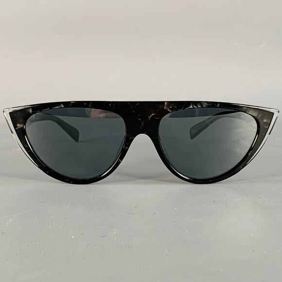 ALAIN MIKLI Miss J Black Acetate Cat Eye Sunglasses main image 7